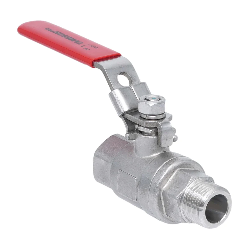 R/Rp 2'' Vanne à bille 2 voies 2 pièces en acier inoxydable 69 bar RTFE - TamesonPRO 1112-200