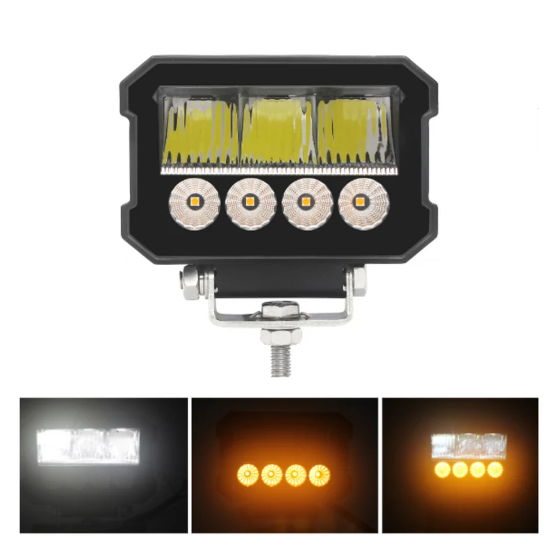 Feu de route à LED avec stroboscope 1600 lm / 4.5"