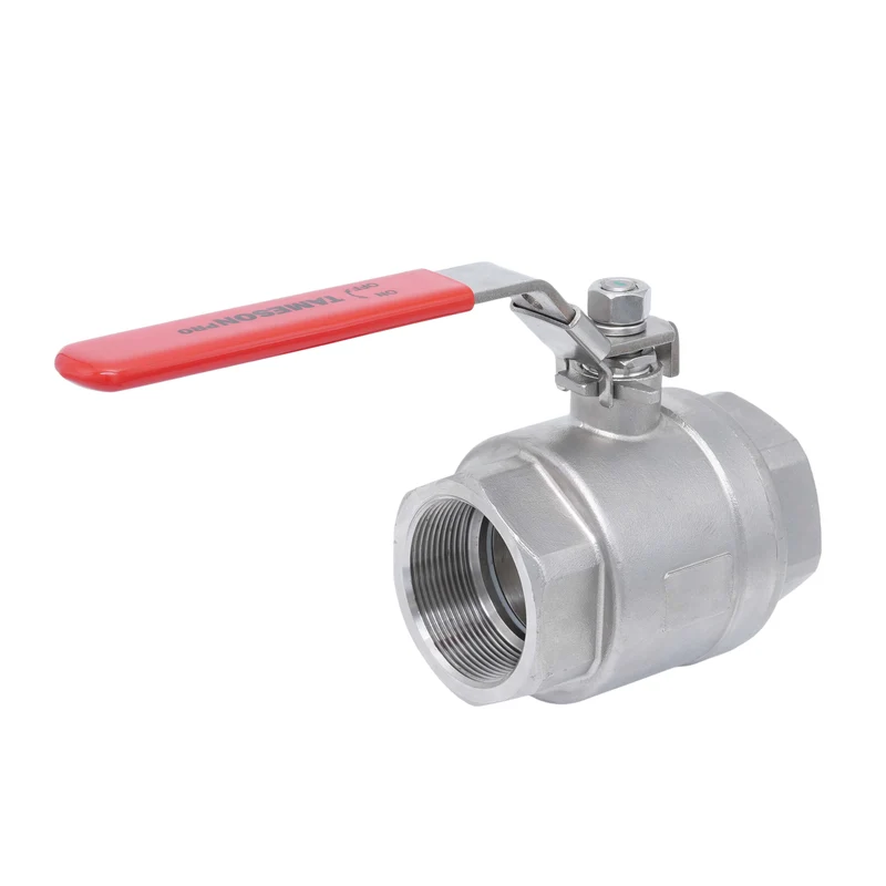Rp 2-1/2'' F/F Vanne à bille 2 voies 2 pièces en acier inoxydable 69 bar RTFE - TamesonPRO 1111-212