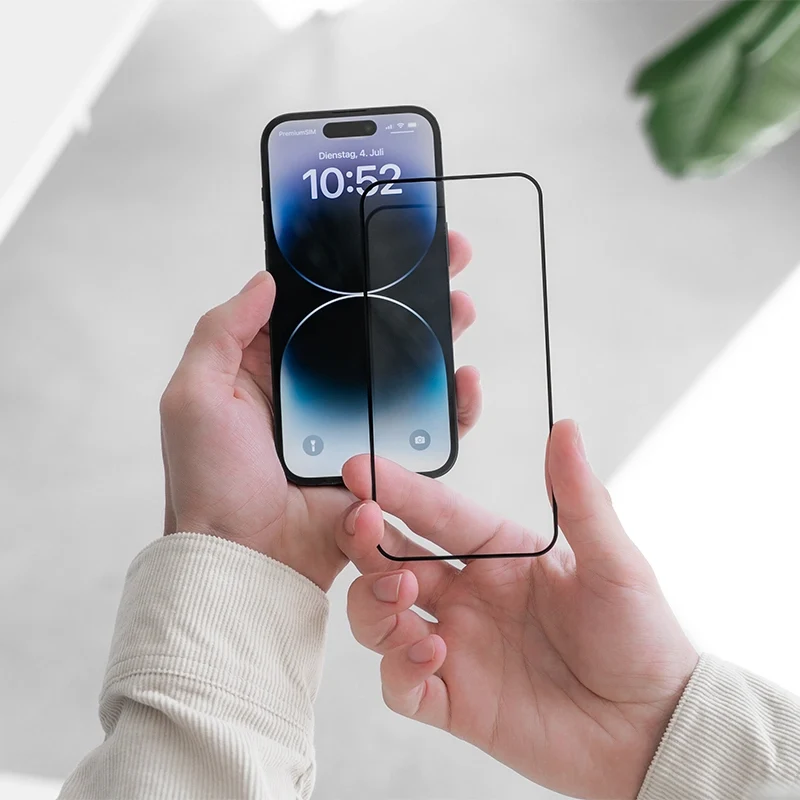 Verre blindé 3D (2 pièces) - iPhone 14 Pro Max