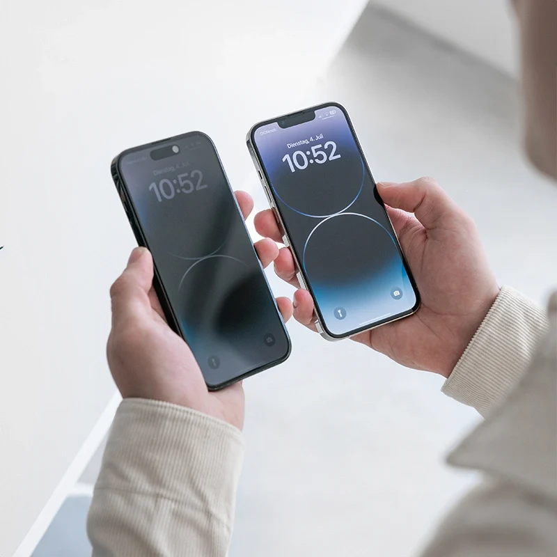 Verre blindé pour iPhone 11 & Xr avec protection contre les regards indiscrets