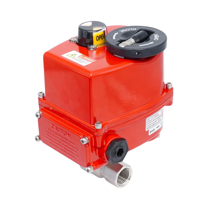 Vanne à bille électrique modulante 2 voies en laiton Rp 1/4" 24 V AC/DC