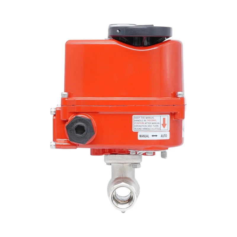 Vanne à bille électrique modulante 2 voies en laiton Rp 1/4" 24 V AC/DC