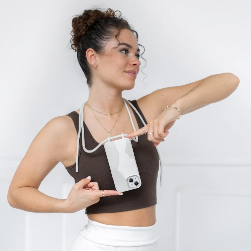 iPhone 15 Pro Chaîne pour téléphone portable Amovible