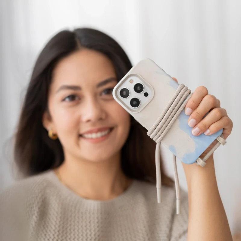 iPhone 15 Pro Chaîne pour téléphone portable Amovible