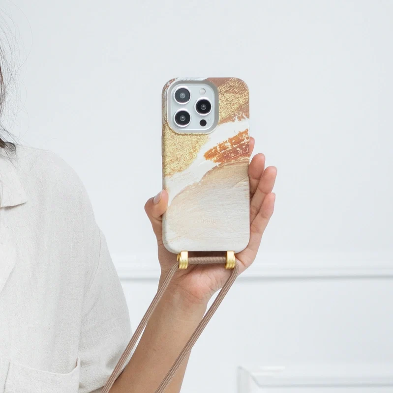 iPhone 15 Chaîne pour téléphone portable Amovible