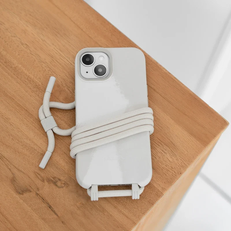 iPhone 15 Chaîne pour téléphone portable Amovible