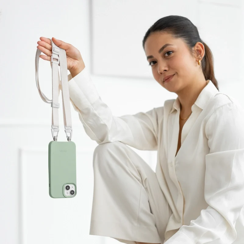 iPhone 15 Chaîne pour téléphone portable Amovible