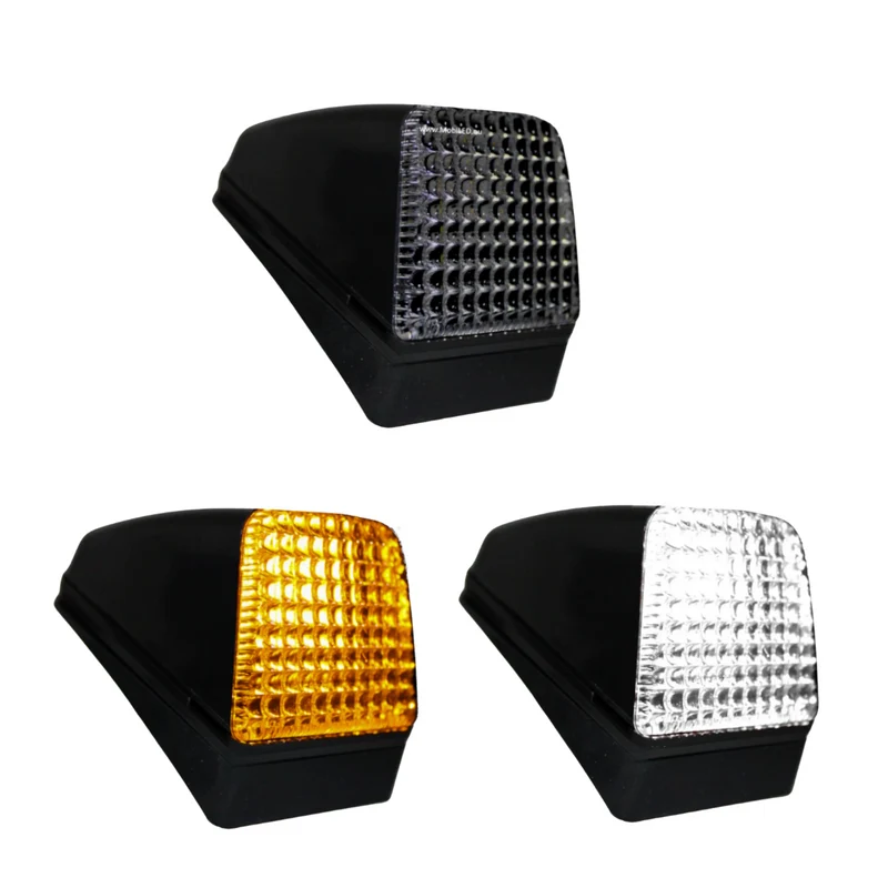 Feu de gabarit à LED de toit bicolore de style Volvo avec lentille foncée