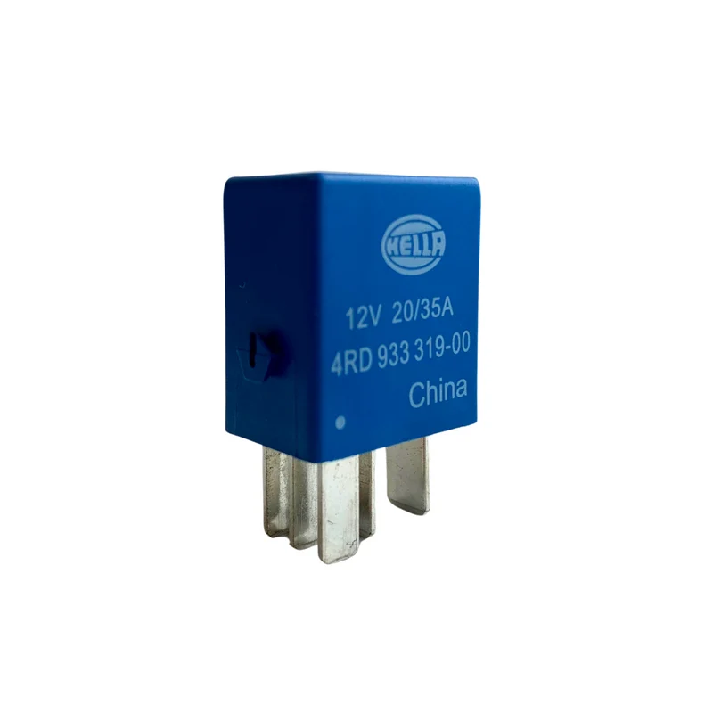 Relais micro inverseur Hella 12 V 5 broches avec résistance / 35 A