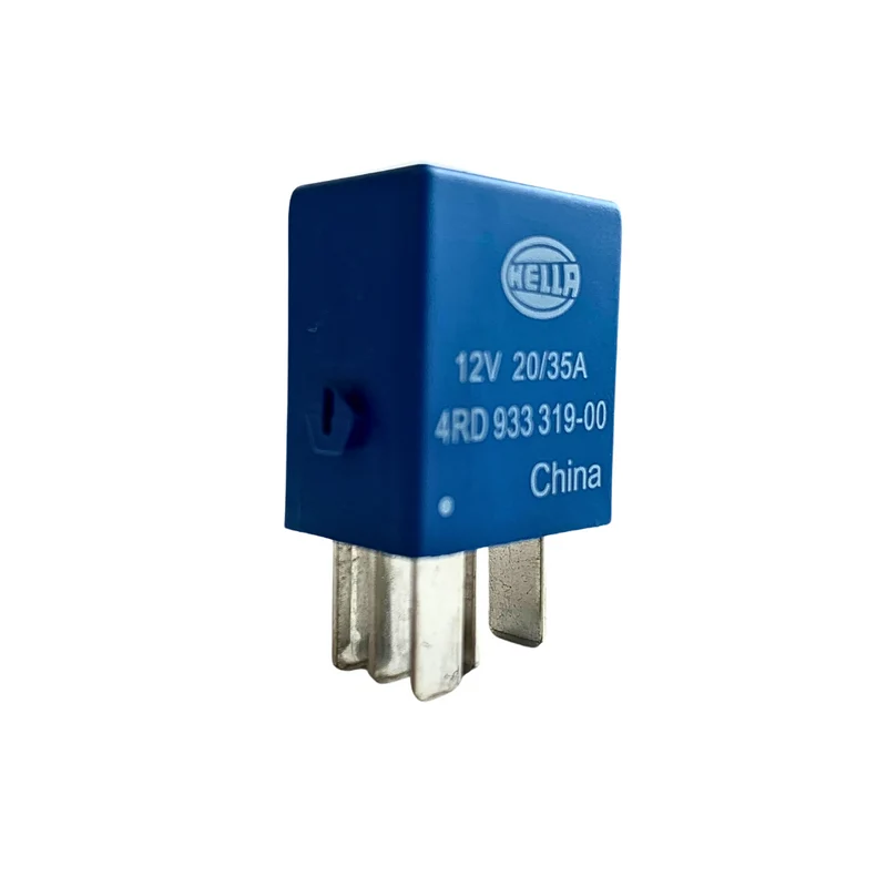 Relais micro inverseur Hella 12 V 5 broches avec résistance / 35 A