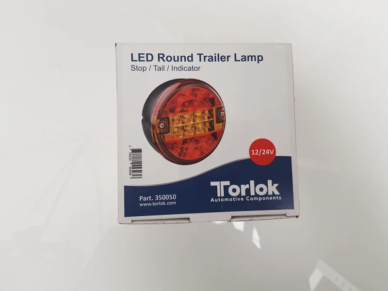 Lumière ronde de remorque de hamburger à LED/support profond