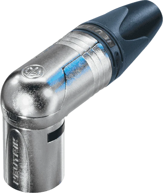 Connecteurs Audio Fiches XLR RX 4 Ples Male Coudee