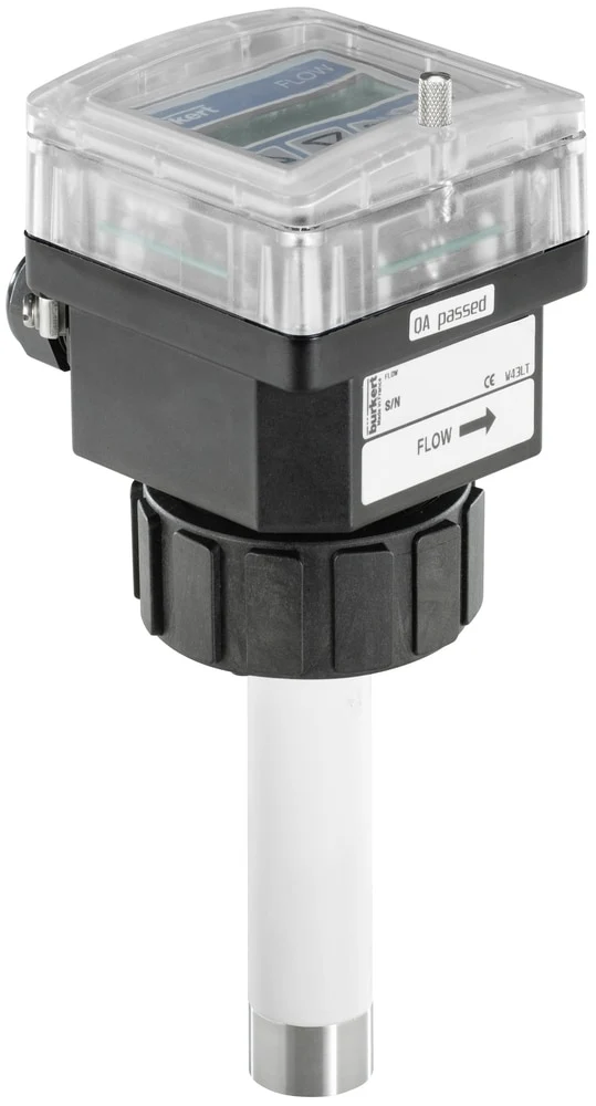 Débitmètre électromagnétique à insertion, capteur en PVDF, sonde longue, avec affichage - Bürkert 8045 - 558676