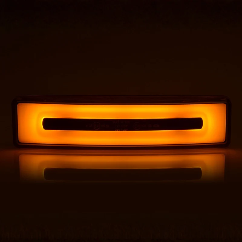 Lampe de pare-soleil LED néon ambre Scania avec prise
