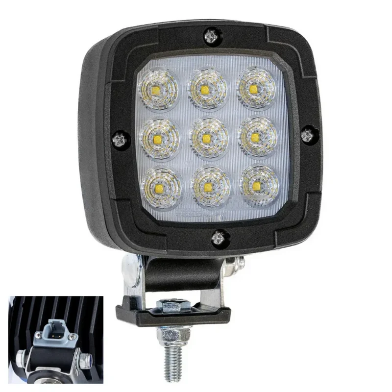 Lampes de travail LED Fristom Premium 1800 lumens avec prise de connecteur Deutsch DT