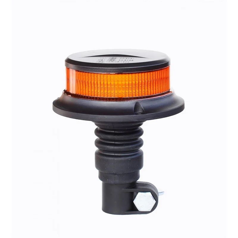 Gyrophare à LED ambre avec montage Flexi-DIN / dessus plat