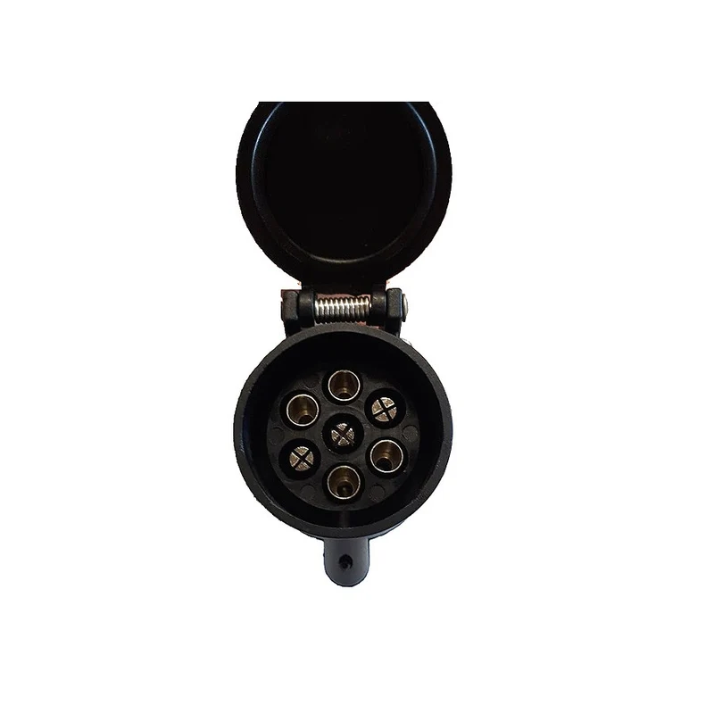 Prise de remorque en ligne / 7 broches / 12 V