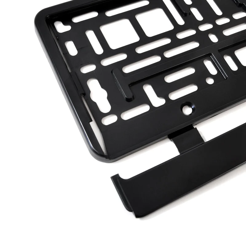 Support de plaque d'immatriculation / Noir ou Chrome