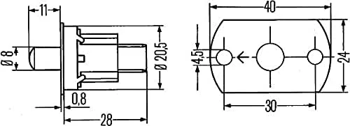 Interrupteur de contact de porte à usage intensif - Hella