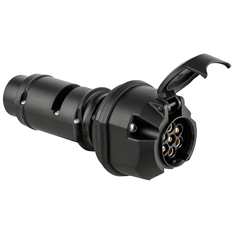 Réducteur de tension 24 V vers 12 V (Convertit une prise 7 pôles 24 V en une prise 7 pôles 12 V)