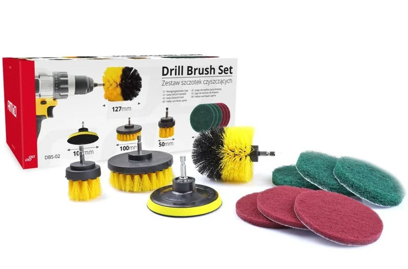 Jeu de brosses pour perceuse - 10 pièces