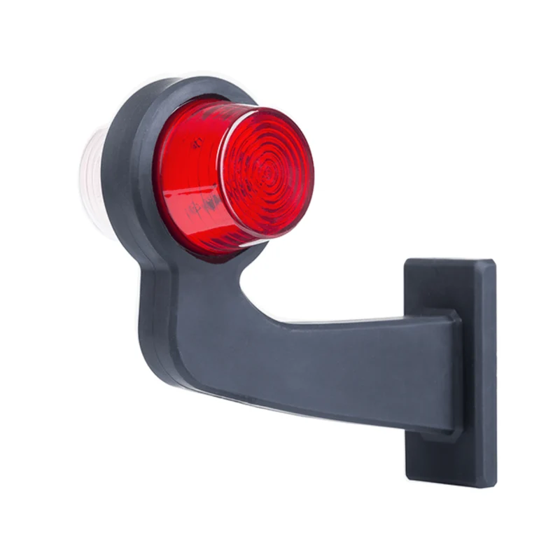 Feux de gabarit à LED danois à l'ancienne / Lentille rouge et transparente