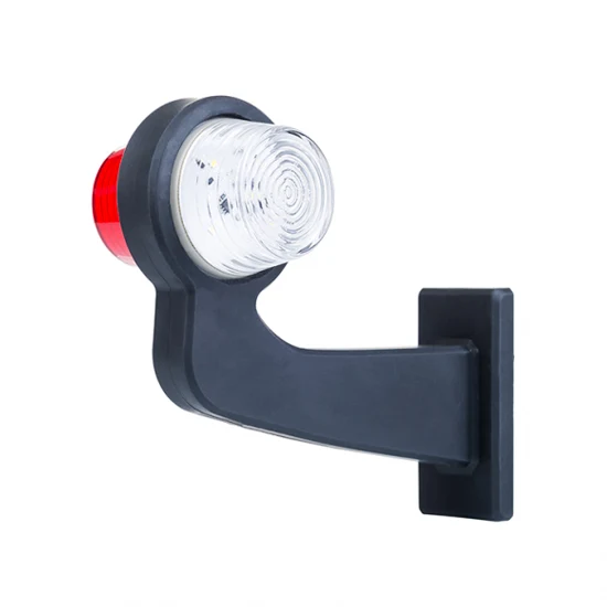 Feux de gabarit à LED danois à l'ancienne / Lentille rouge et transparente