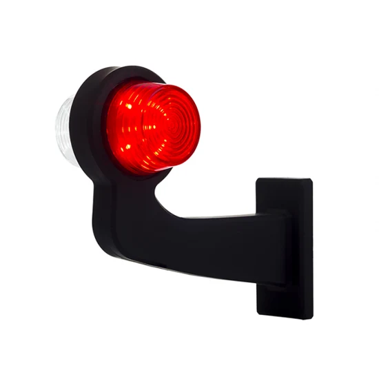 Feux de gabarit à LED danois à l'ancienne / Lentille rouge et transparente