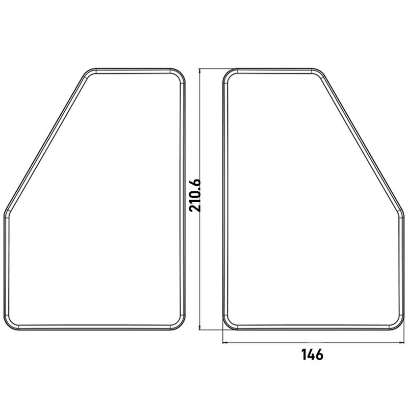 Lampe de remorque arrière 12v / 6 fonctions