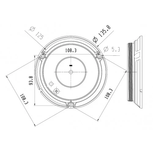 Gyrophare LED compact / Fixation par vis à trois points