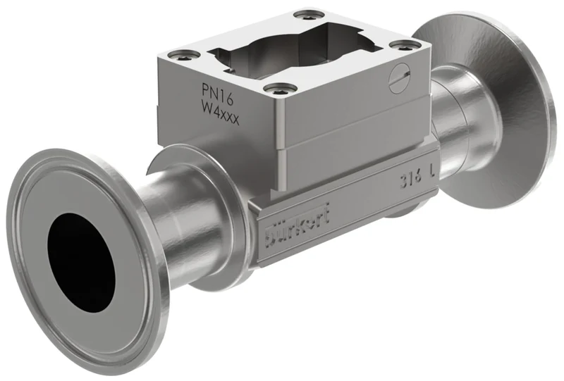 Raccord Tri-Clamp DN40 en acier inoxydable pour capteur à roue à aubes - Bürkert S030 - 564211