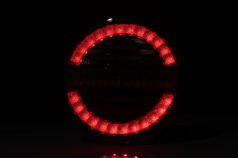 Lampe de remorque ronde de style hamburger Fristom avec indicateur dynamique