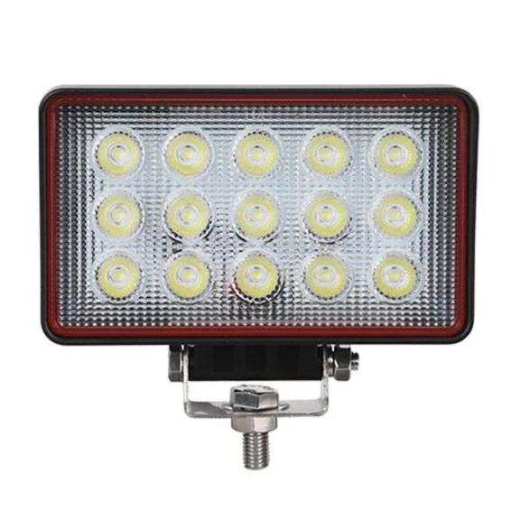 Lampe de travail LED rectangulaire avec faisceau large 45w / LED Autolamps Red Line Range