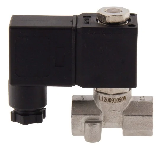 Electrovanne CM-DA 1/4'' Acier inoxydable EPDM 0-10bar 24V DC