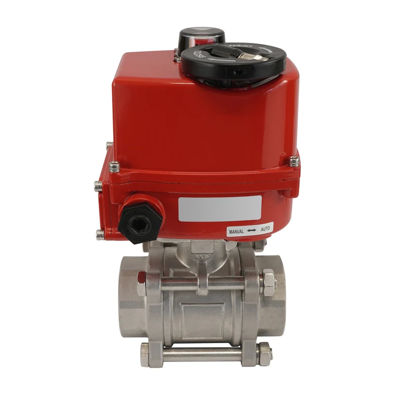 G1-1/4'' 2 Voies En Acier Inoxydable Vanne à Bille Electrique Modulante 24V AC/DC