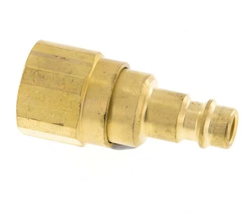 Bouchon de raccord d'air en laiton DN 7.2 (Euro) G 3/8 pouce femelle avec clapet anti-retour