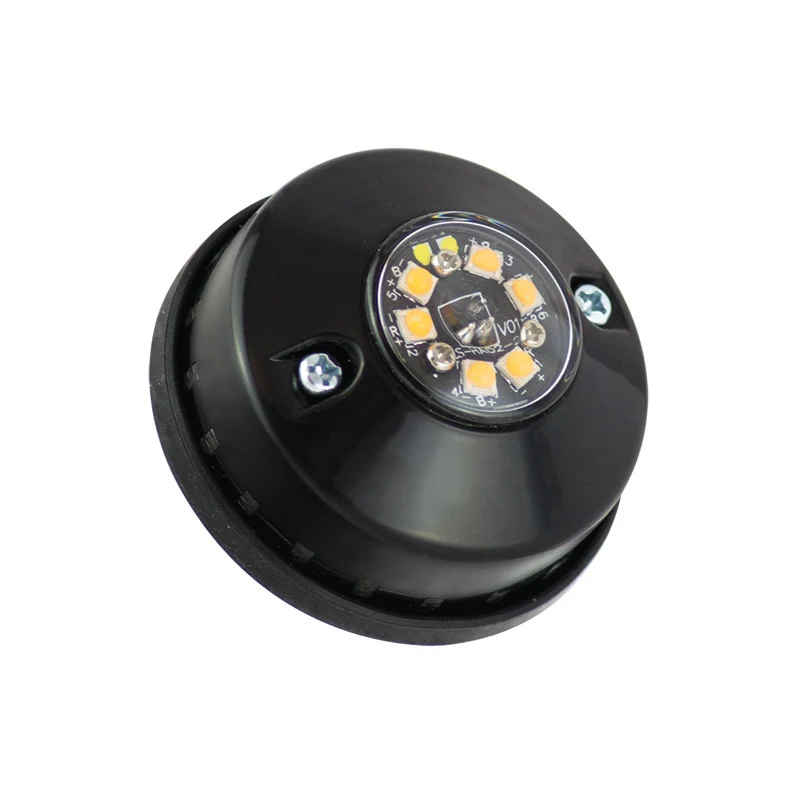 Feu de signalisation LED bleu escamotable à 6 LED / Phares LED pour automobiles