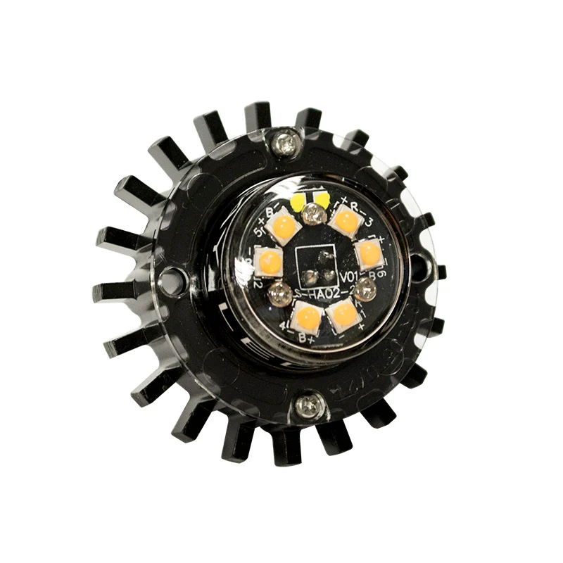 Feu de signalisation LED bleu escamotable à 6 LED / Phares LED pour automobiles
