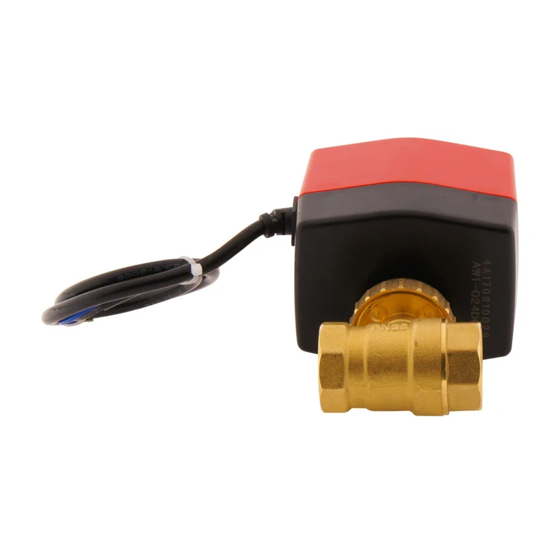 Vanne à bille electrique BW2 3/4'' 2 voies 24V AC 3 points