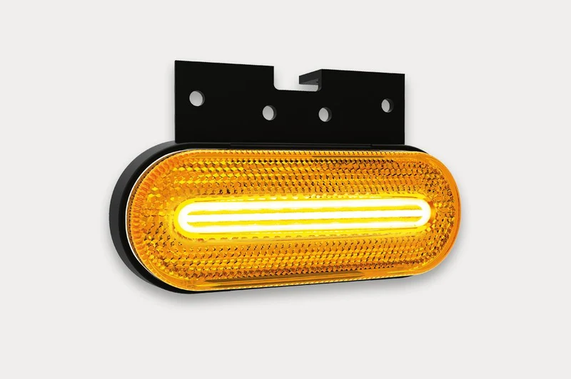 Feu de position latéral LED ambre Fristom avec indicateur