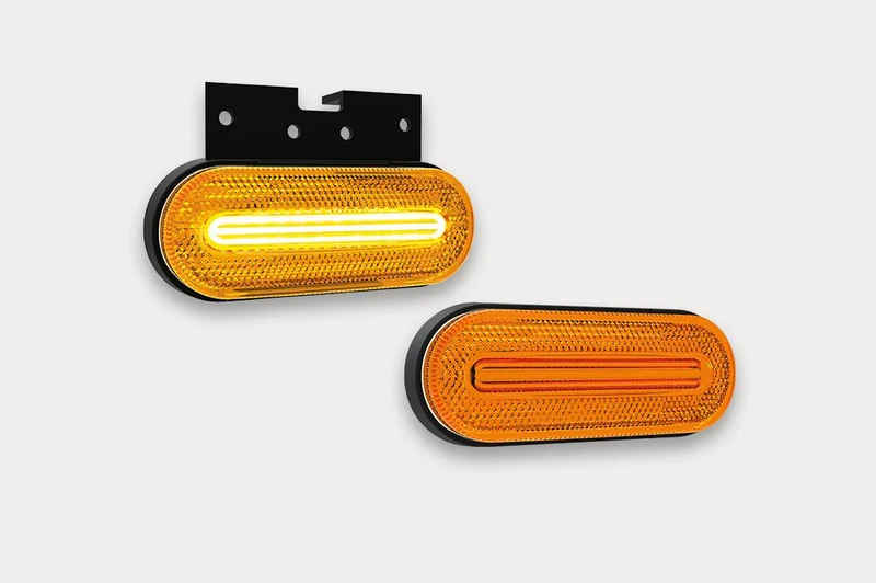 Feu de position latéral Fristom Ambre avec bande LED