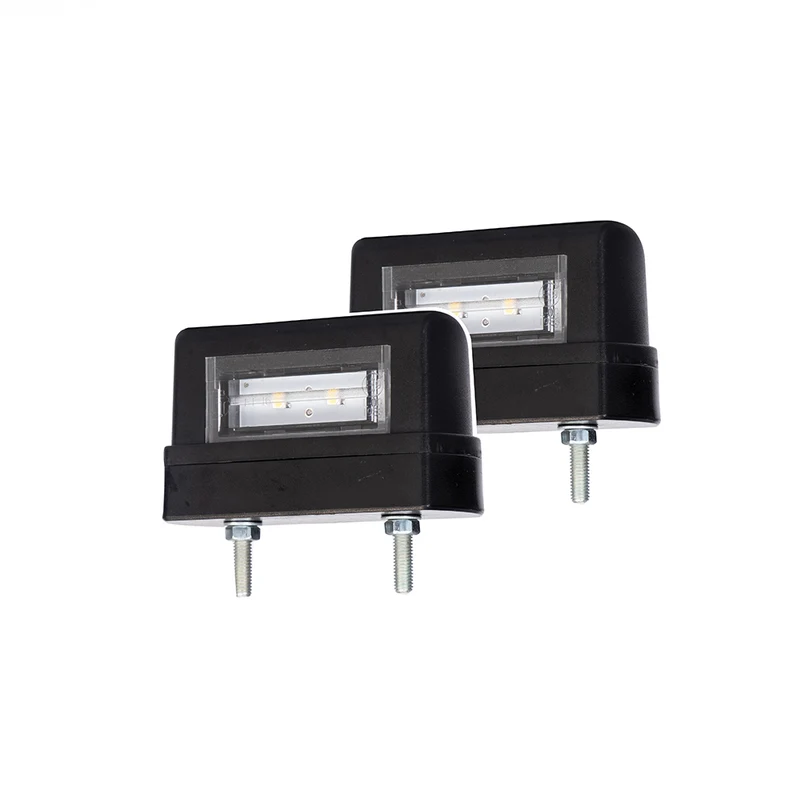 Lampe de plaque d'immatriculation LED Slimline / Lot de 2