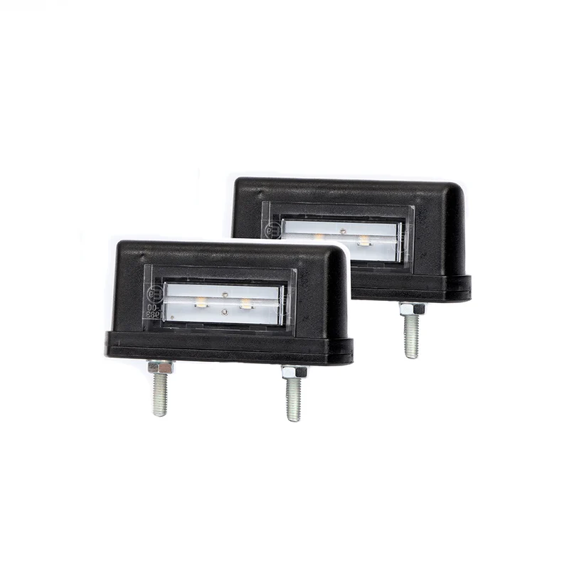 Lampe de plaque d'immatriculation LED Slimline / Lot de 2
