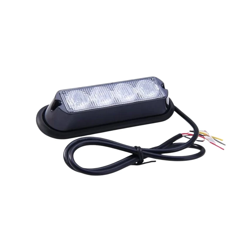 Lumière stroboscopique ambre à 4 LED