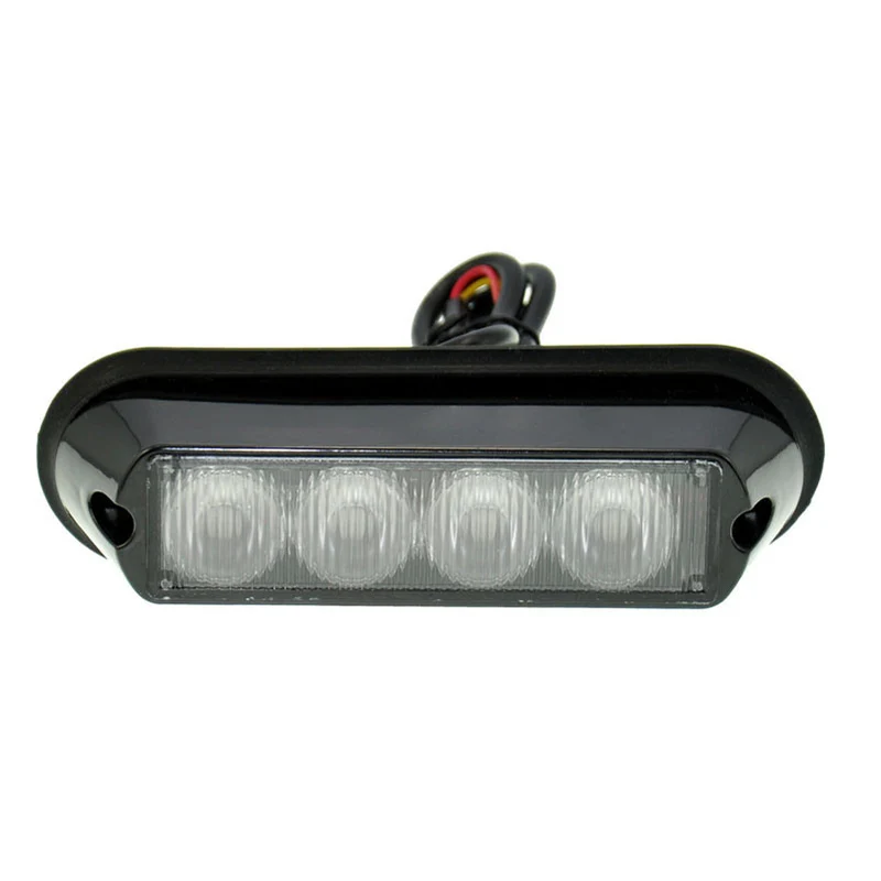 Lumière stroboscopique ambre à 4 LED