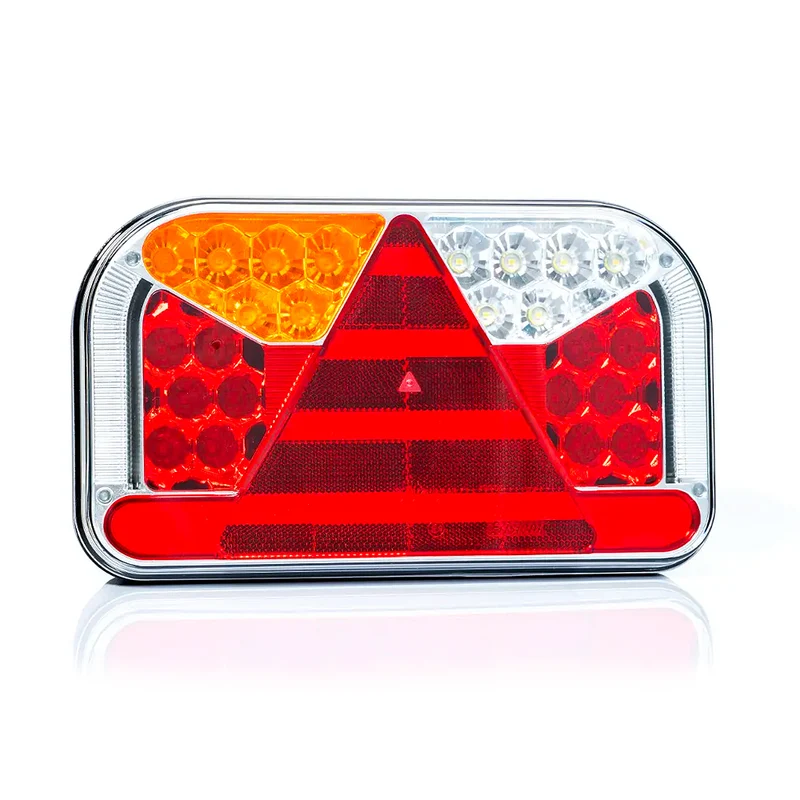 Lampe de remorque à DEL avec arrêt, queue, indicateur, brouillard, marche arrière et réflecteur