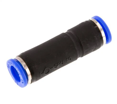 Raccord à Enfoncer 10mm Autobloquant en Laiton/PBT 0-10bar (0-145psi)