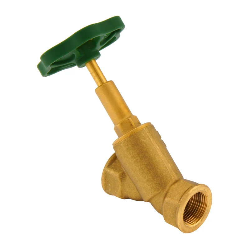 Rp3'' Laiton Vanne À Siège Incliné PTFE 10 Bar Eau Potable- AL2BM