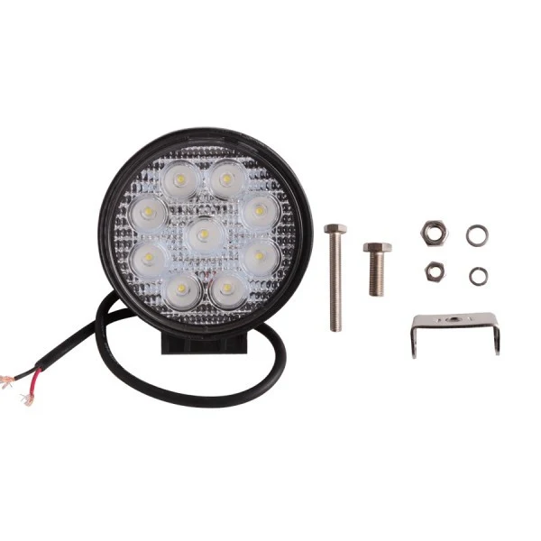 Projecteur de travail LED rond 27 W / 1450 lumens